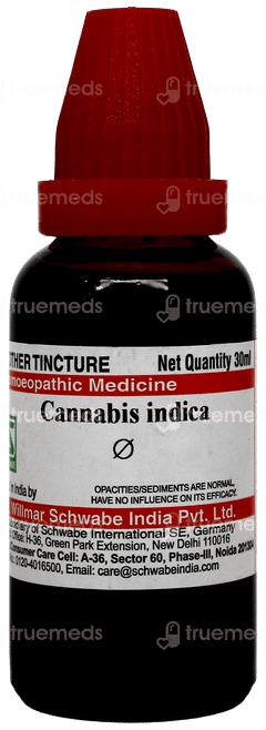 Dr Willmar Schwabe Cannabis Indica Q Mother Tincture 30Ml